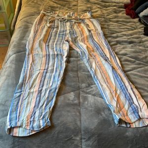 Caslon size small striped pants